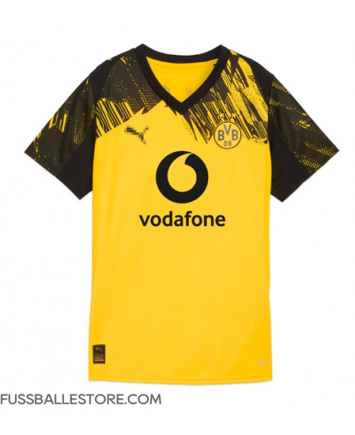 Günstige Borussia Dortmund Serhou Guirassy #9 Heimtrikot Damen 2025-26 Kurzarm Günstige Borussia Dortmund Serhou Guirassy #9 Heimtrikot Damen 2025-26 Kurzarm